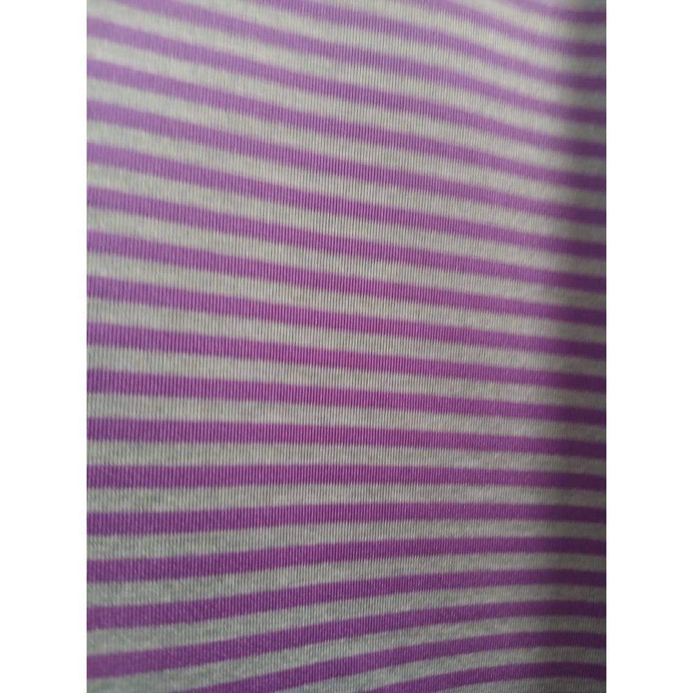 FootJoy Polo Shirt Mens L Purple Striped Performance Logo - Picture 4 of 7